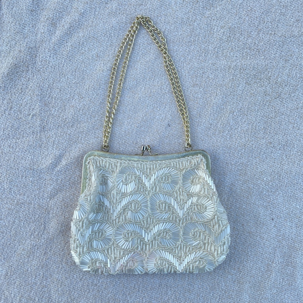Vintage Beaded Evening Pouch